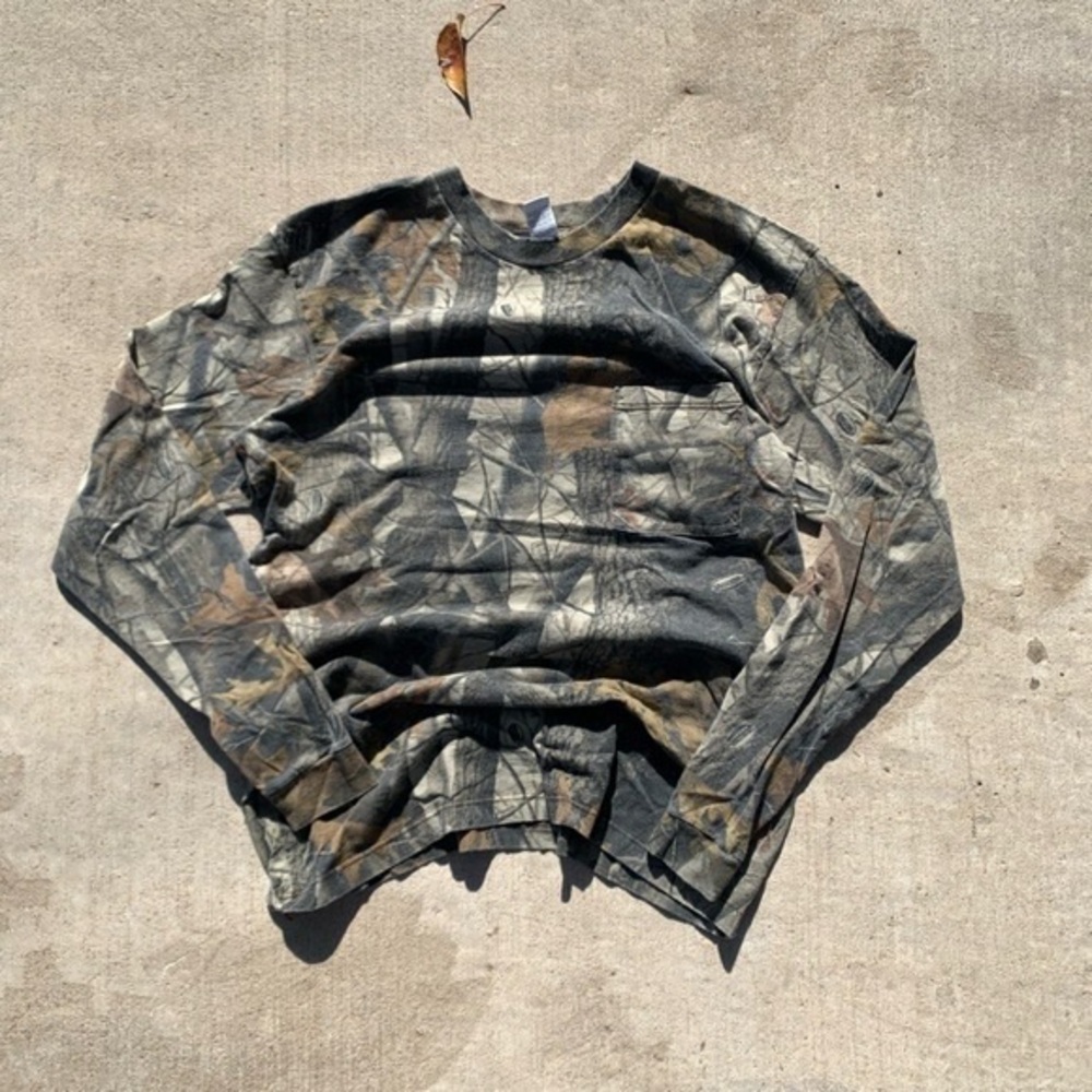 Walls Camouflage Shirt with Earth Tones